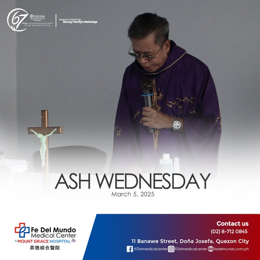 Ash Wednesday at FDMMC