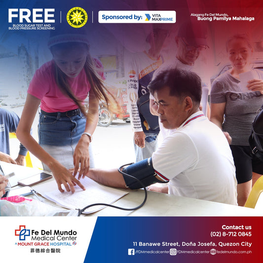 Free Blood Pressure Screening and Free Blood Sugar Test
