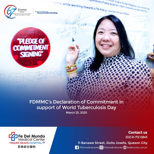 FDMMC’s Declaration of Commitment in support of World TB Day