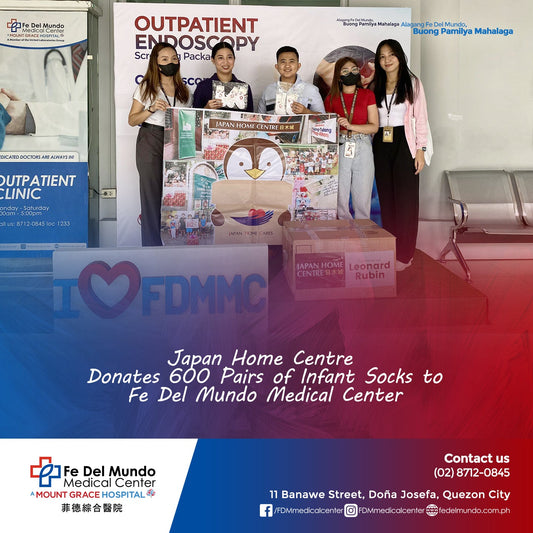 Japan Home Centre donates 600 infant socks!