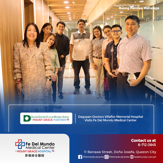 Dagupan Doctors Villaflor Memorial Hospital Visits Fe Del Mundo Medical Center