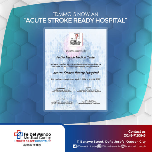 FDMMC is now an Acute Stroke Ready Hospital