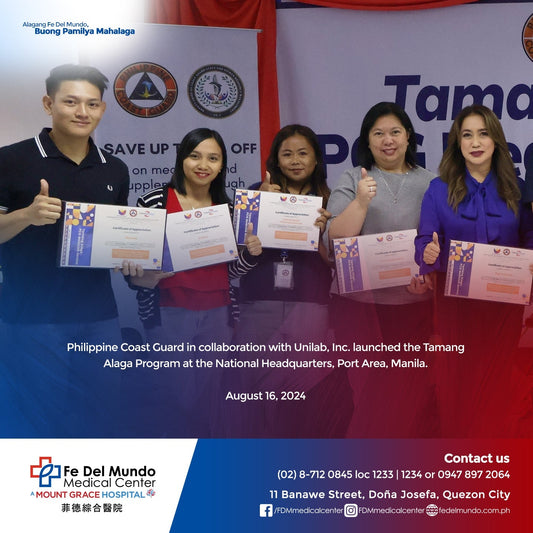 FDMMC at the Tamang Alaga Program of PH Coast Guard