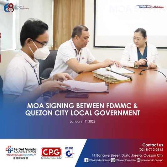 MOA Signing between FDMMC & Quezon City Local Government